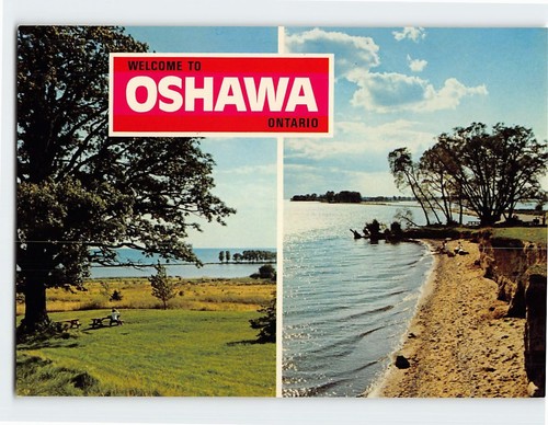 Postcard welcome oshawa - welcome,